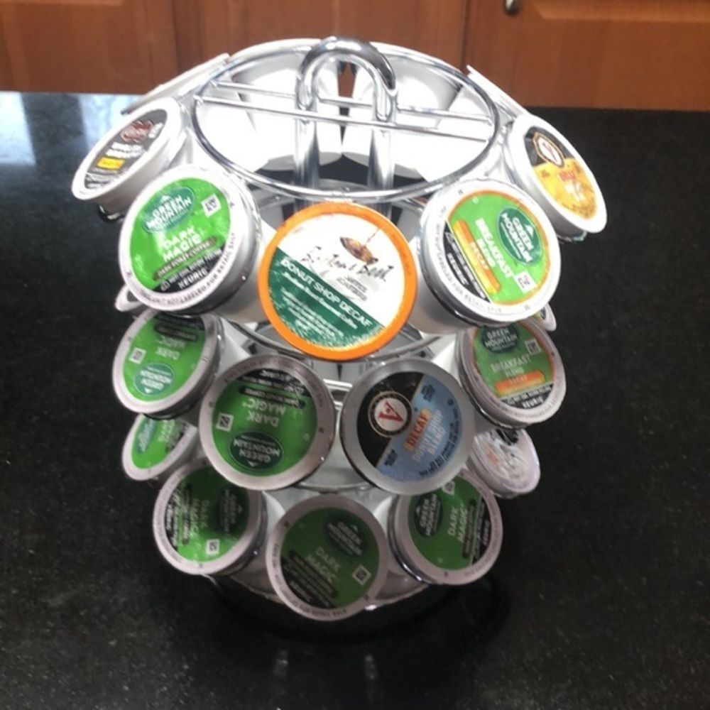 Kcup Carousel filled with decaf coffee’s that are brand new and dark magic - Picture 2 of 5